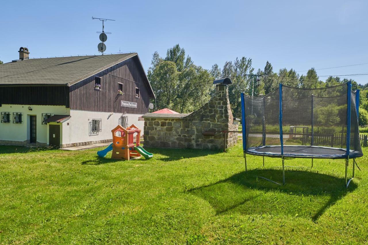 Penzion Pod Lesem Hotel Hodkovice ภายนอก รูปภาพ